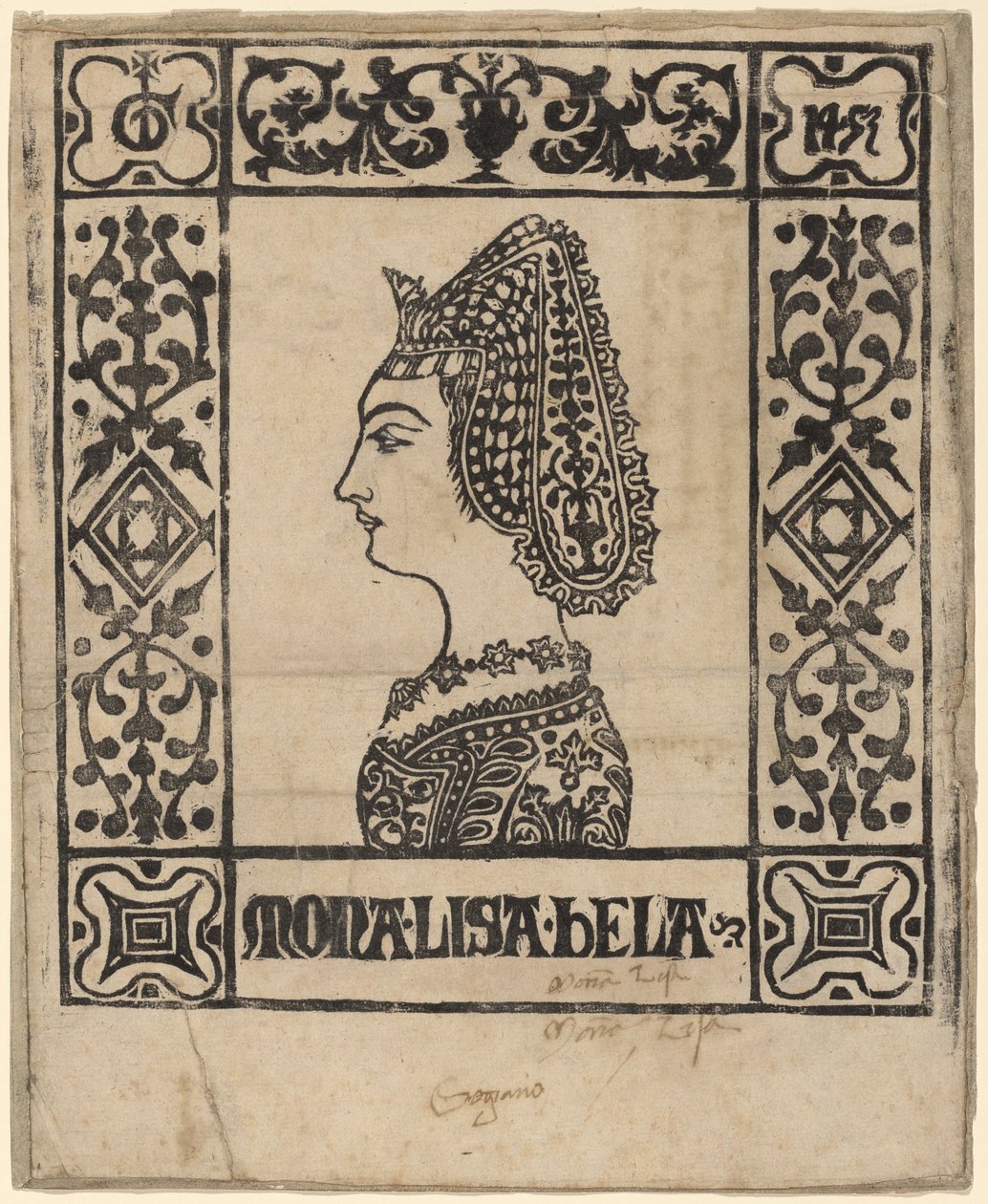 Dette er Lisa Bela af Italian 15th Century