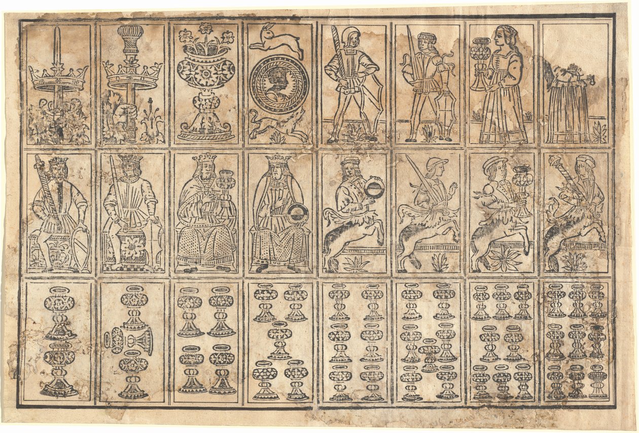 Spillekort af Italian 15th Century