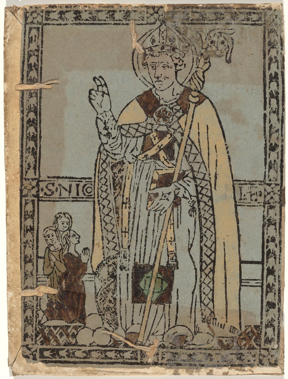 Sankt Nikolaus af Myra af Italian 15th Century