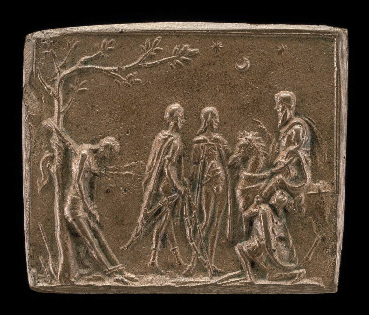 De tre sønner med deres fars lig af Italian 15th or 16th Century