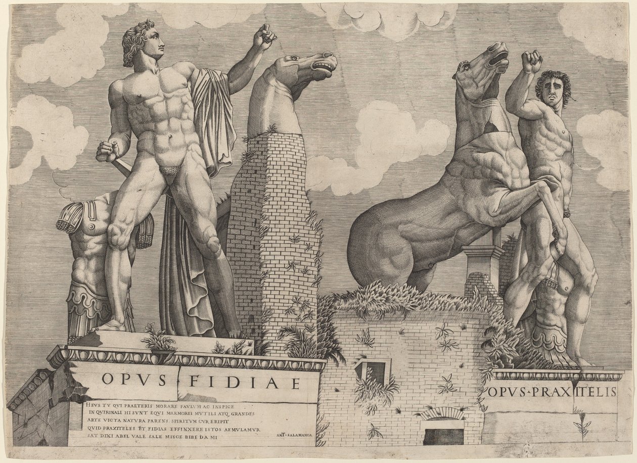 Datterens værk... Praxitels værk af Italian 16th Century