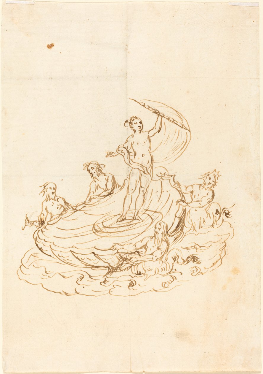 Et design til en saltkælder af Italian 17th Century