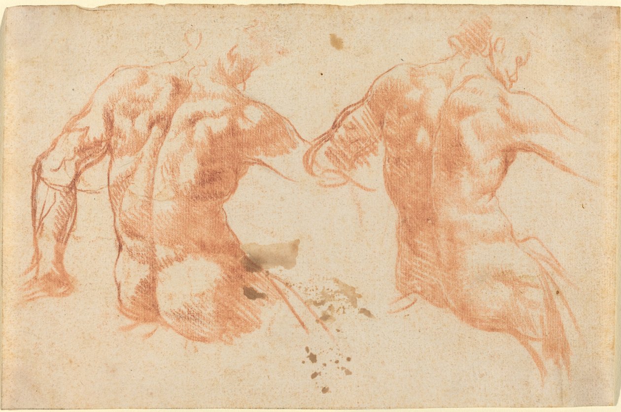 To nøgenbilleder af Italian 17th Century