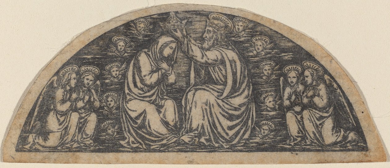 Jomfruens kroning af Italian 18th or 19th Century