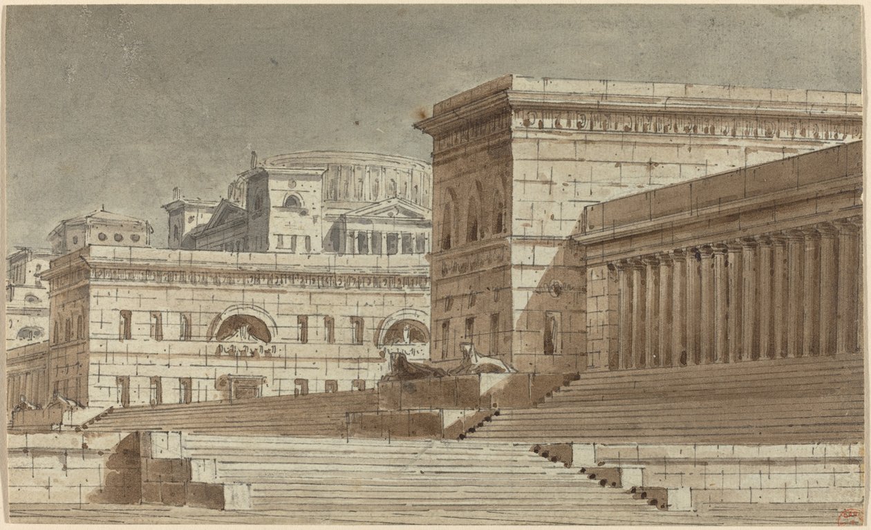 Scenedesign af Italian 19th Century