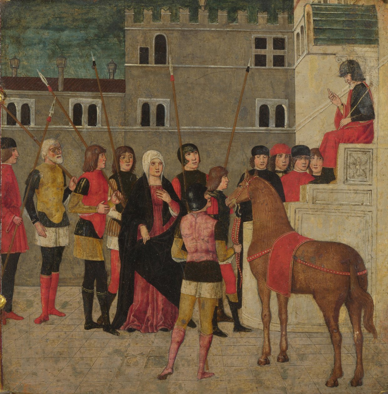 Trajans retfærdighed, mellem 1475 og 1500 af Italian Master