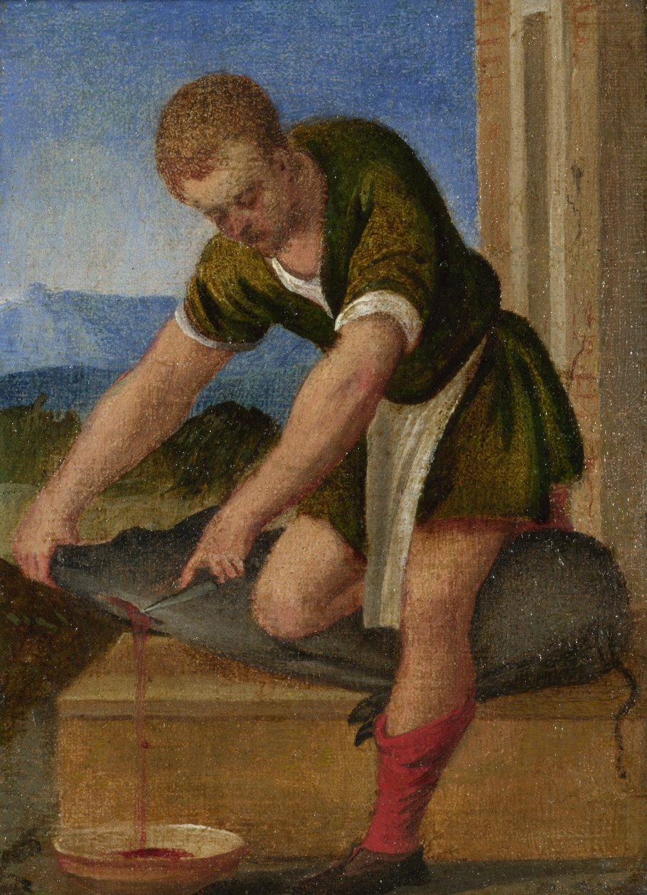 Månedens arbejde: december, ca. 1580 af Italian Master