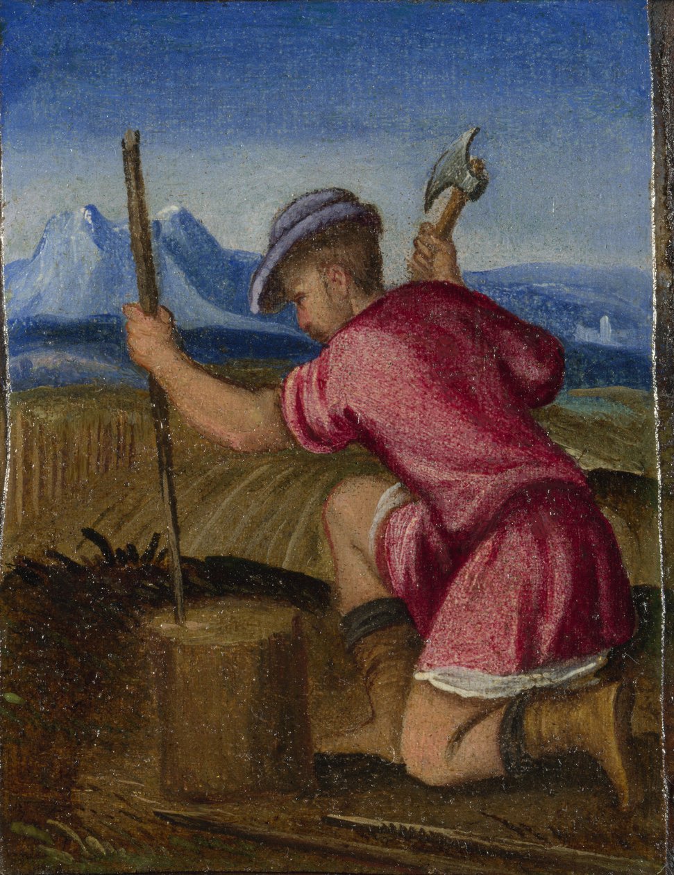 Månedens arbejde: februar, ca. 1580 af Italian Master