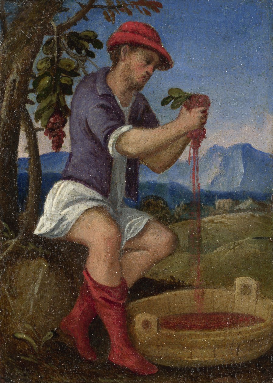 Månedens arbejde: september, ca. 1580 af Italian Master