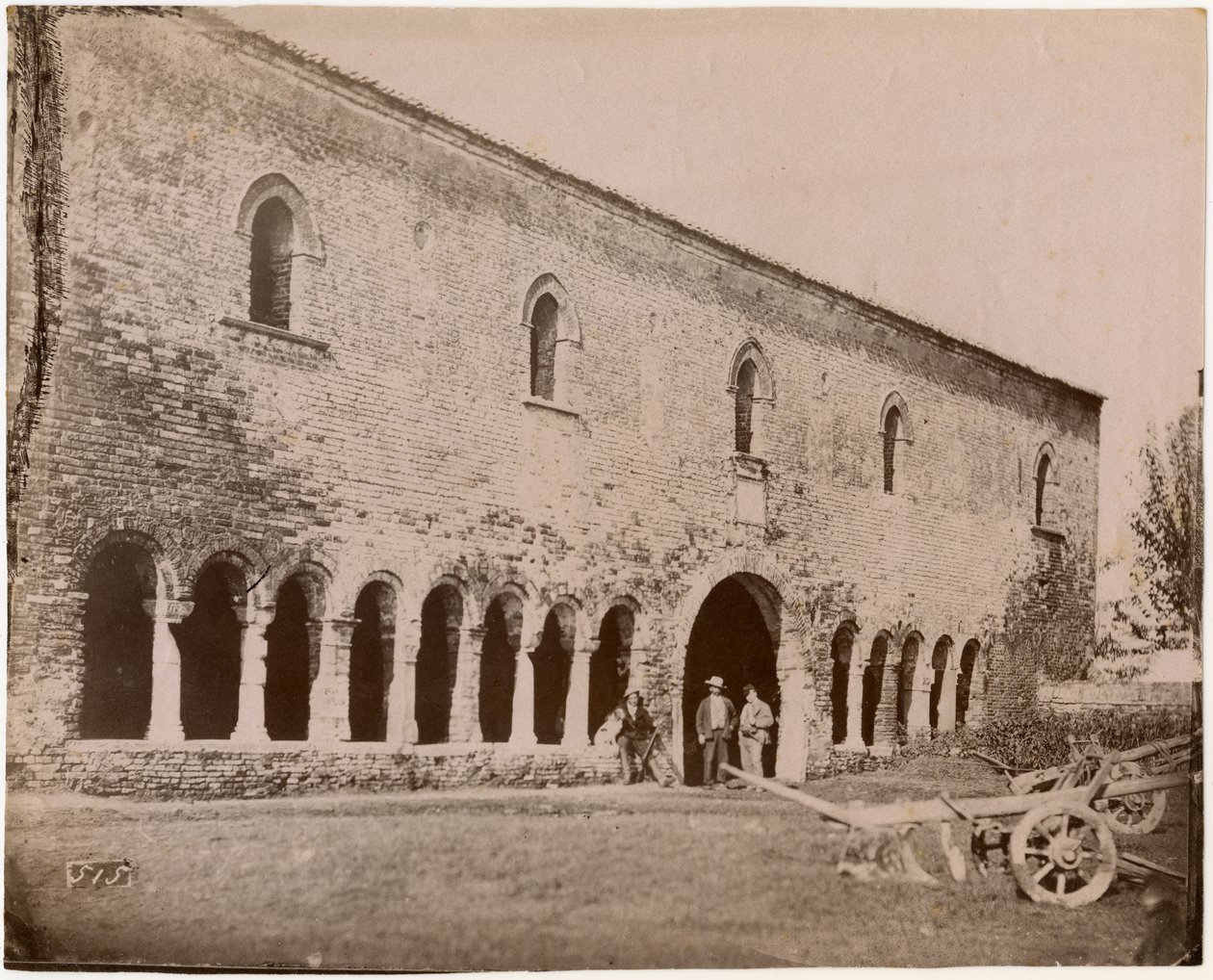 Palazzo della Ragione, Pomposa kloster, Emilia-Romagna, Italien, fotografi af Luigi Ricci, Ravenna af Italian Photographer