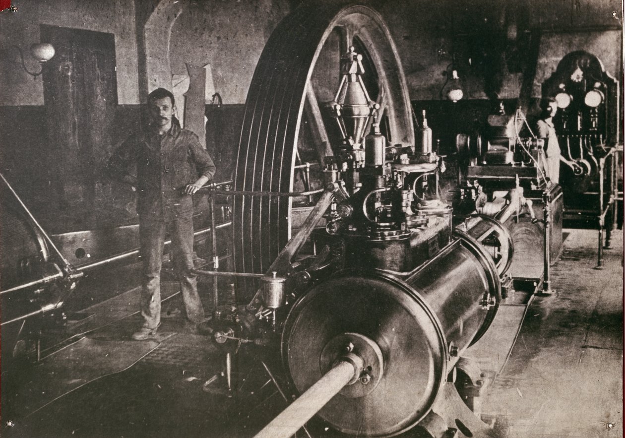 Fotografi af en af de første italienske industrier (foto) af Italian Photographer