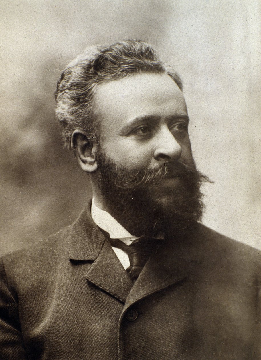 Portræt af Alberto Franchetti (1860-1942) italiensk komponist af Italian Photographer