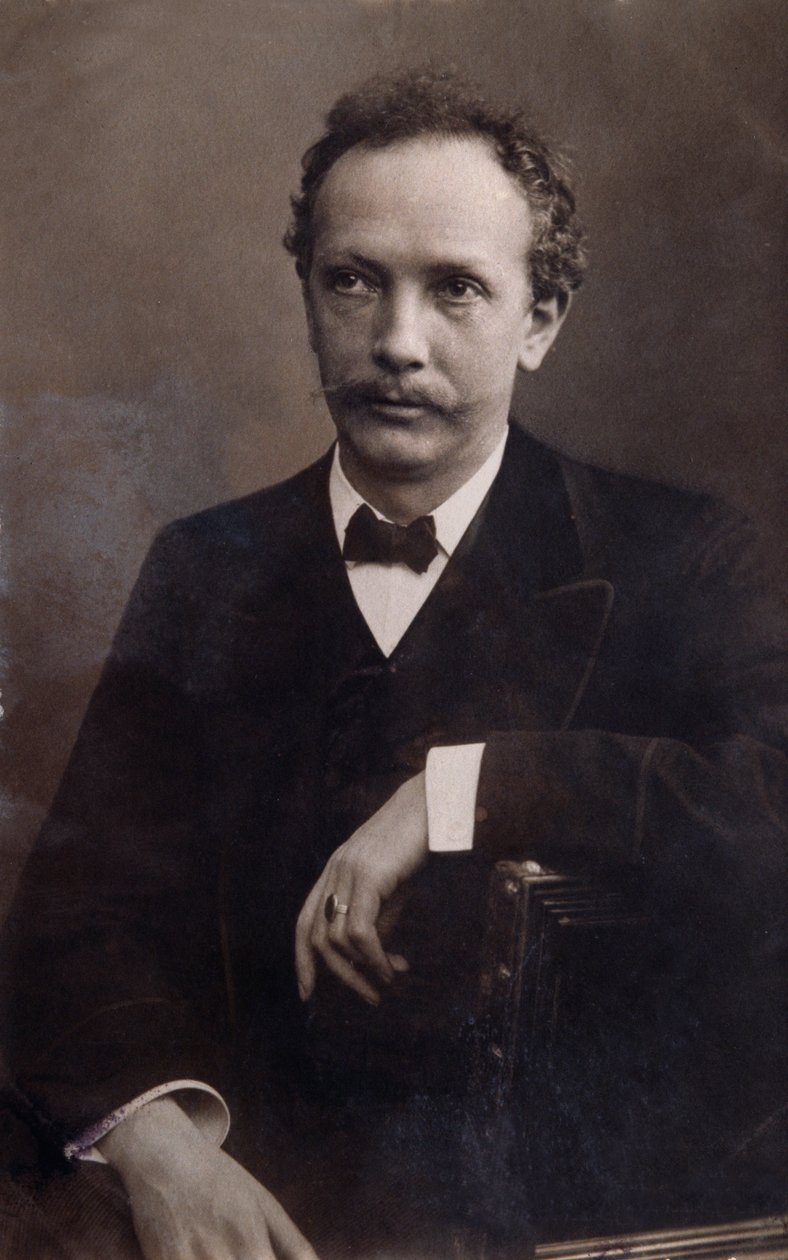 Portræt af Richard Strauss (1864-1949) tysk komponist. af Italian Photographer