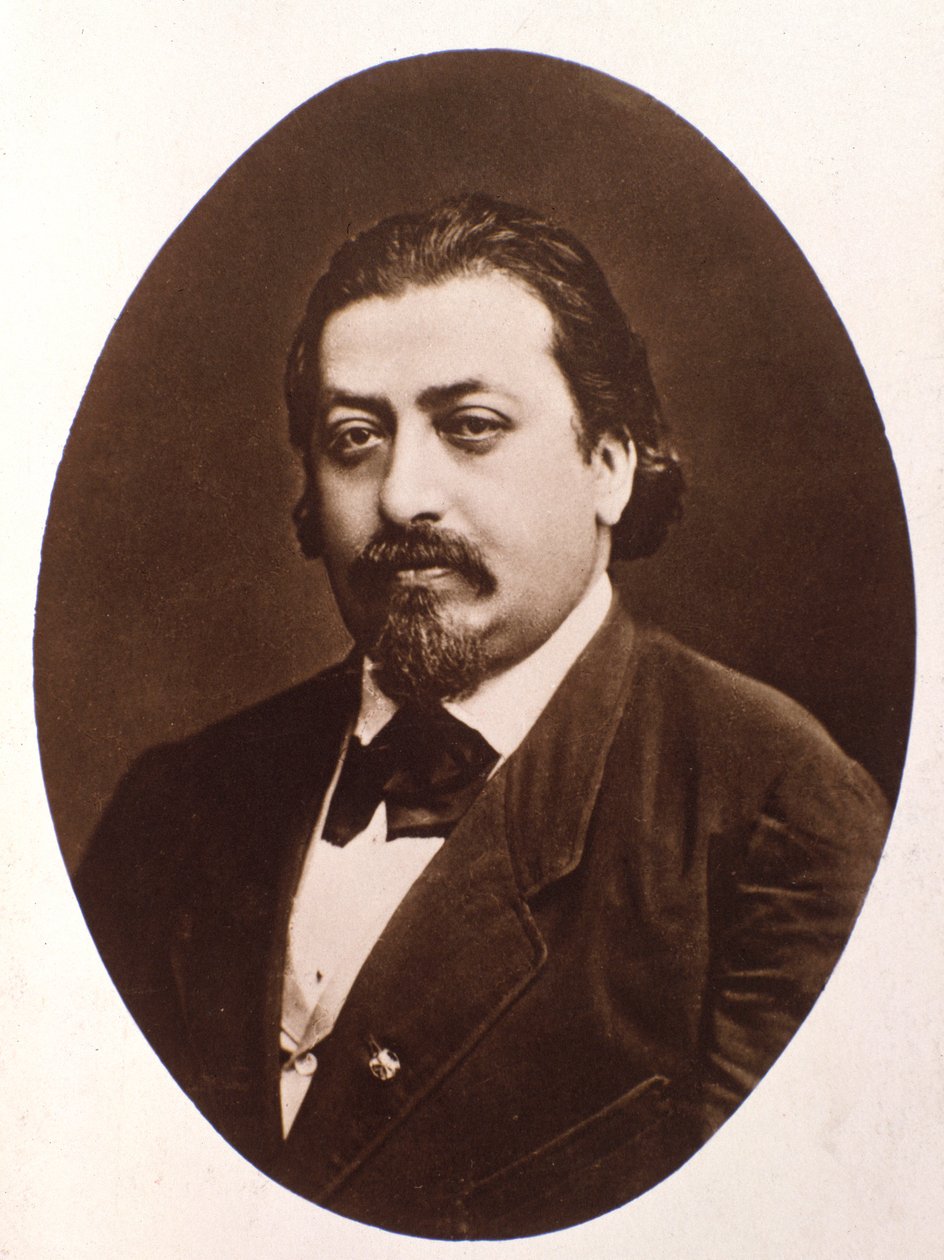 Portræt af den polske komponist Henryk Wieniawski (1835-1880) af Italian Photographer
