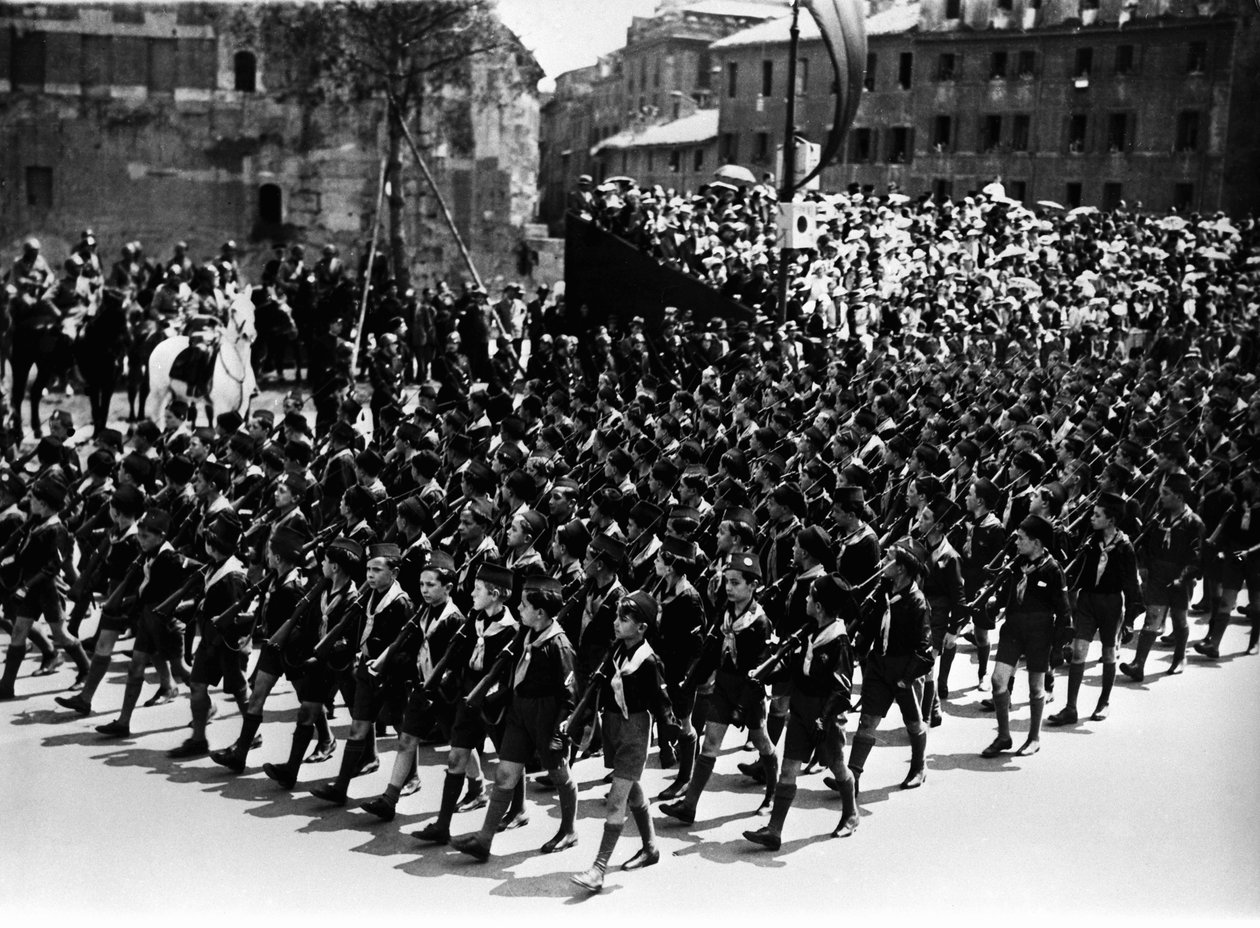 Rom. Balilla parade ved Via dell