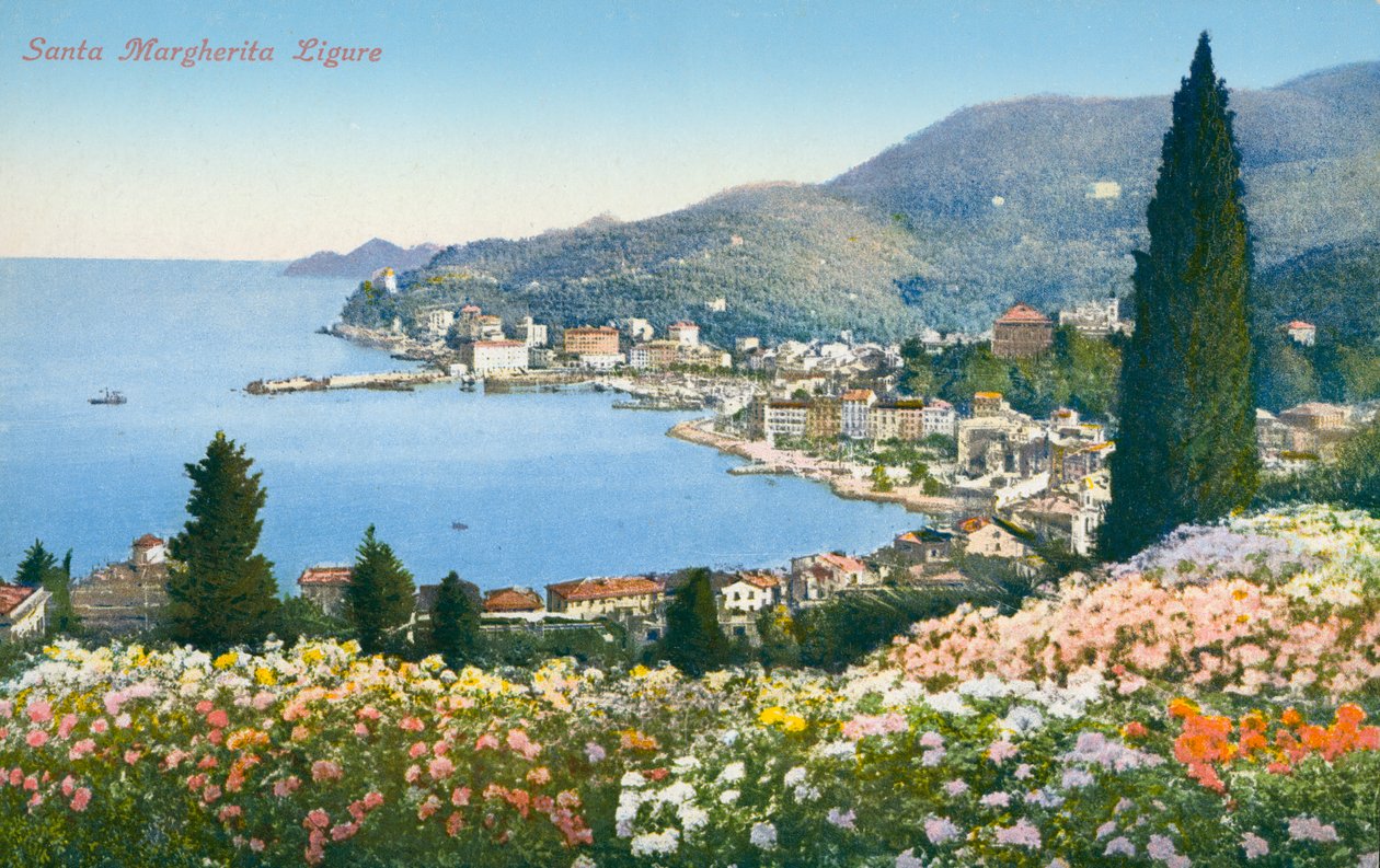 Santa Margherita Ligure, Italien (foto i farver) af Italian Photographer