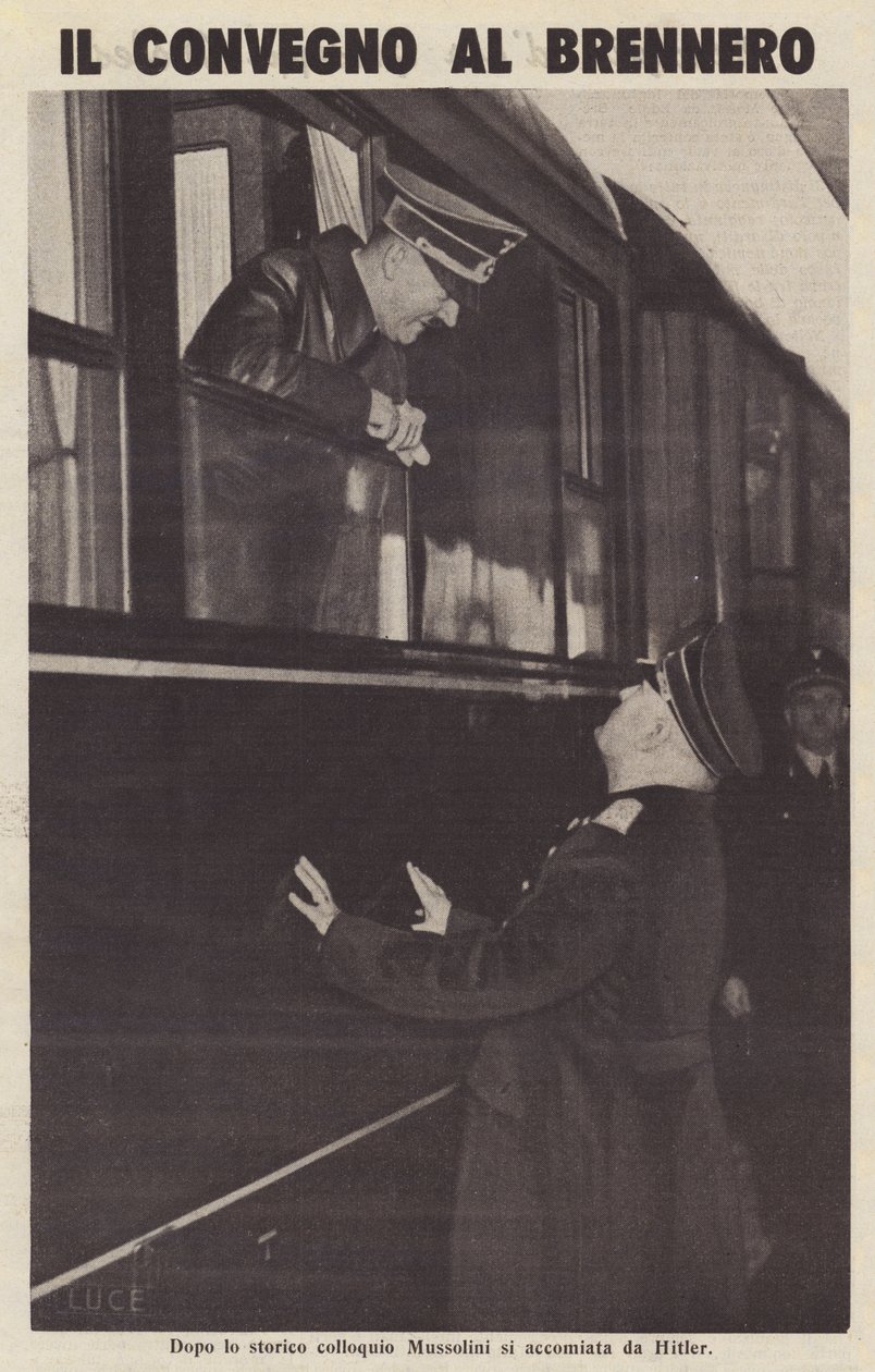 Brenner-konferencen (s/h-foto) af Italian Photographer