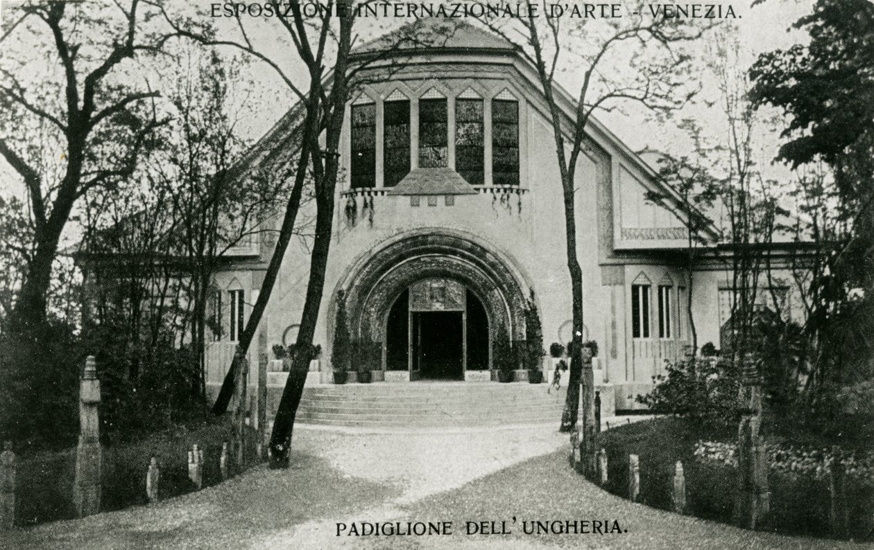 Den ungarske pavillon ved den internationale kunstudstilling, Venedig af Italian Photographer