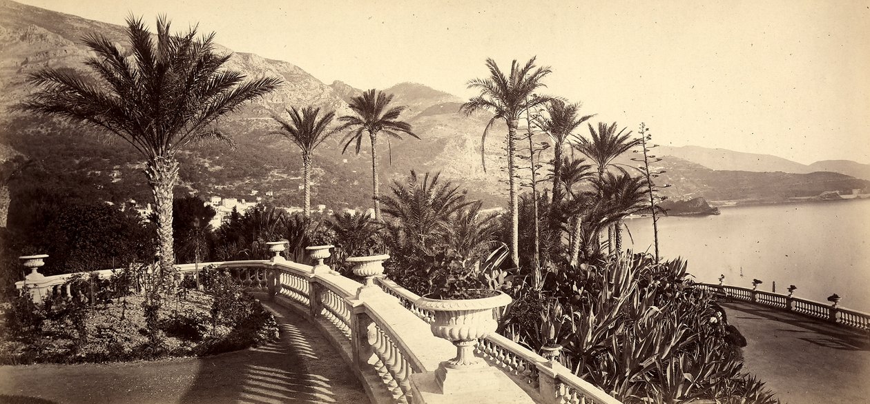 Haven ved kasinoet i Monte Carlo i Fyrstendømmet Monaco af Italian Photographer