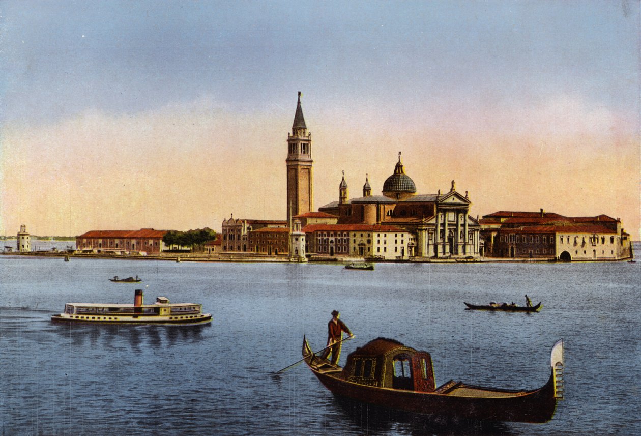 Venezia / Venedig: Isola S Giorgio (foto i farver) af Italian Photographer
