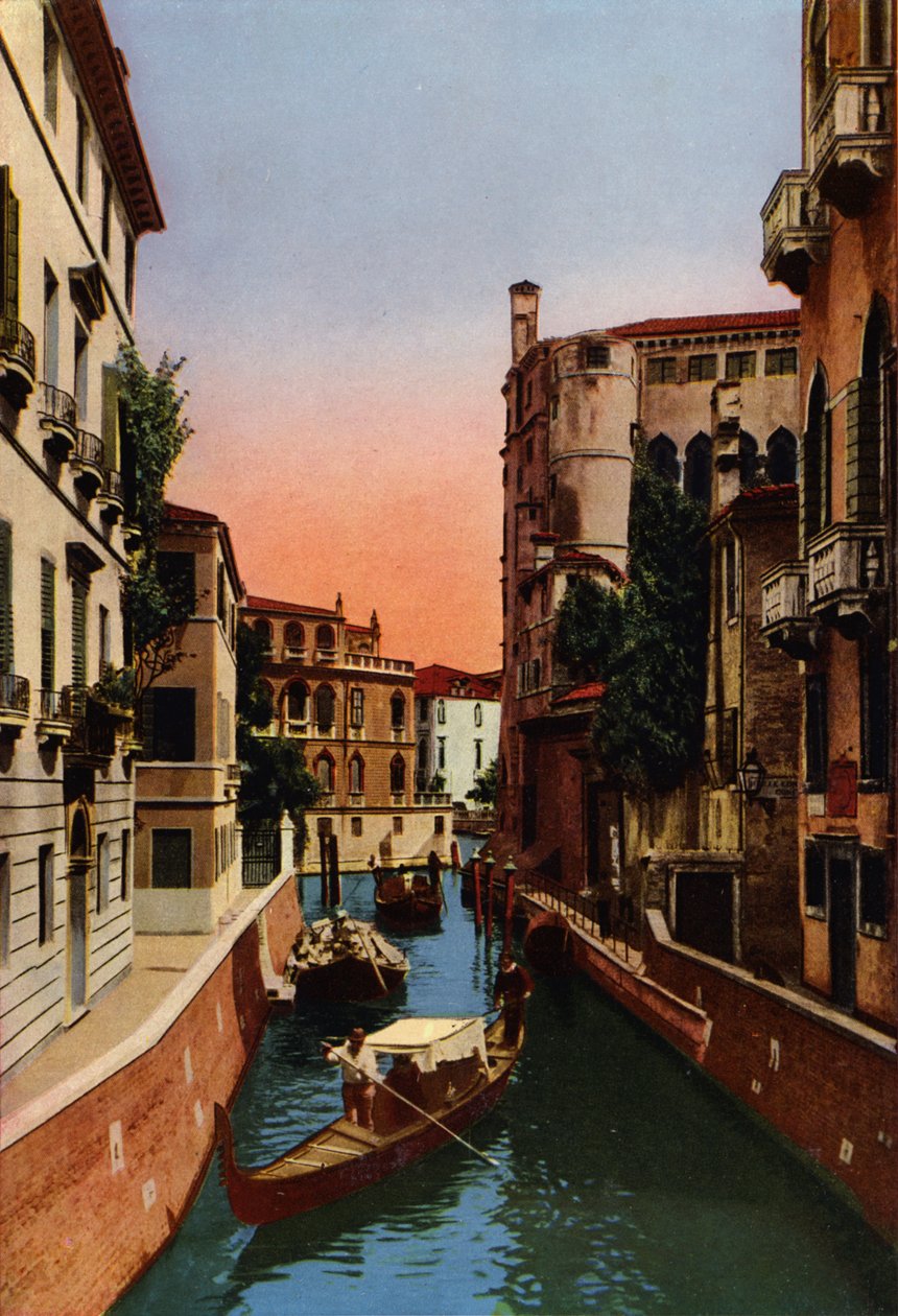 Venedig / Venedig: Rio delle Meravegie (foto i farver) af Italian Photographer