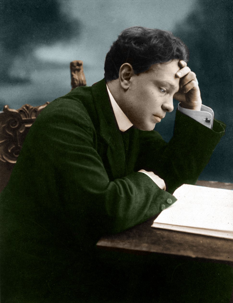 Ottorino Respighi (farvet foto) af Italian Photographer Italian Photographer