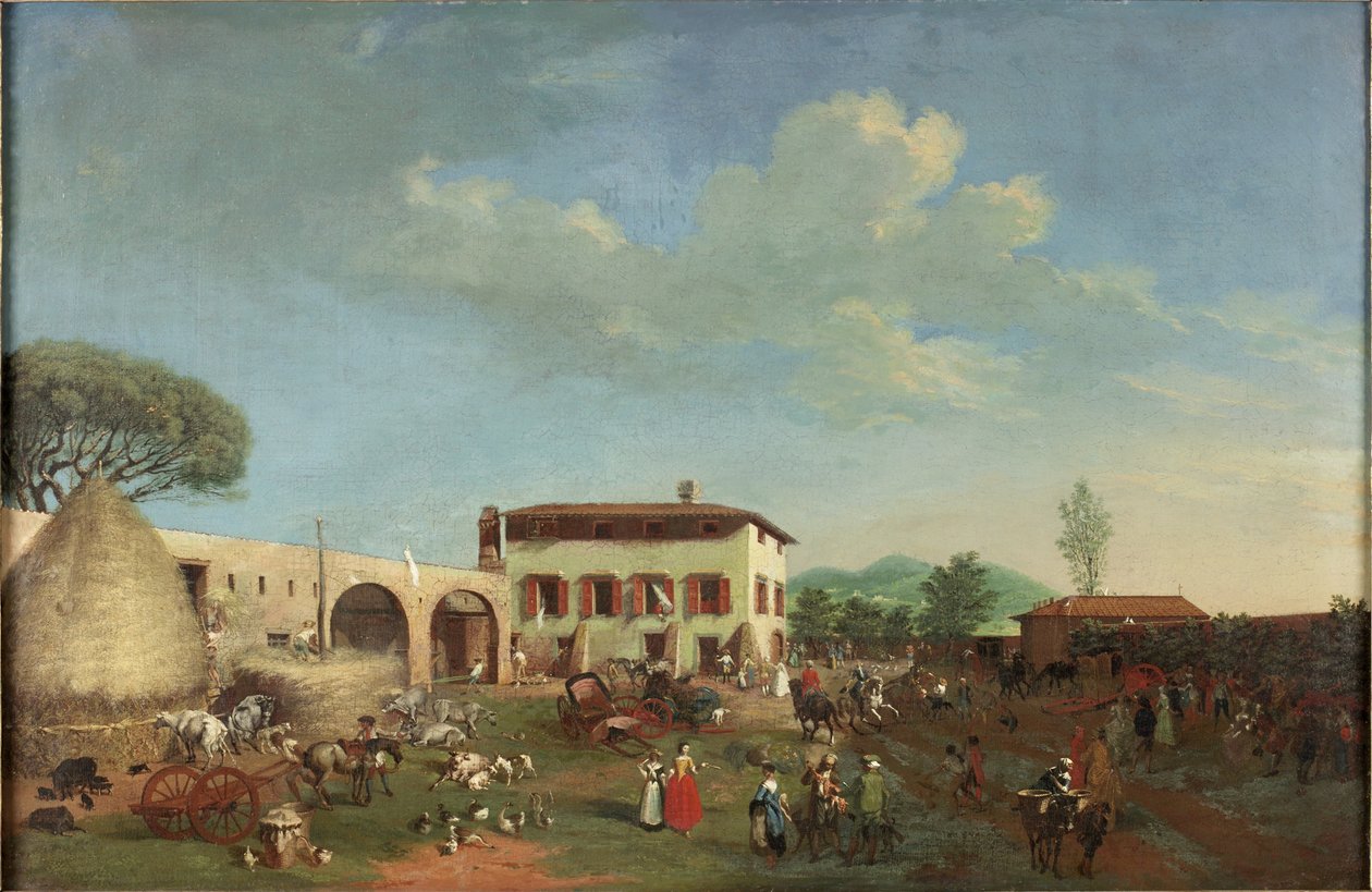 En Gårdhave af Italian School