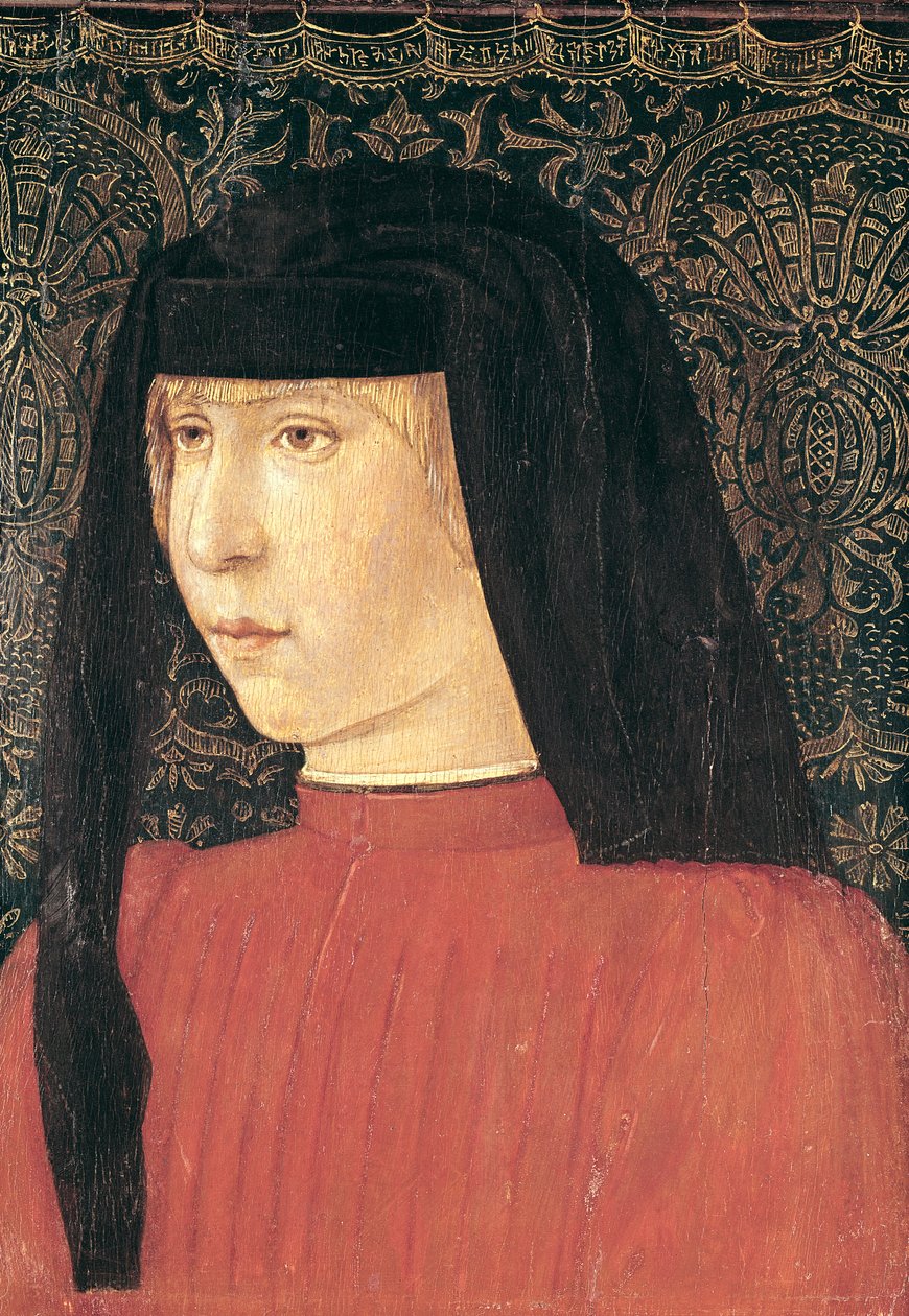 En patricier (olie på panel) af Italian School