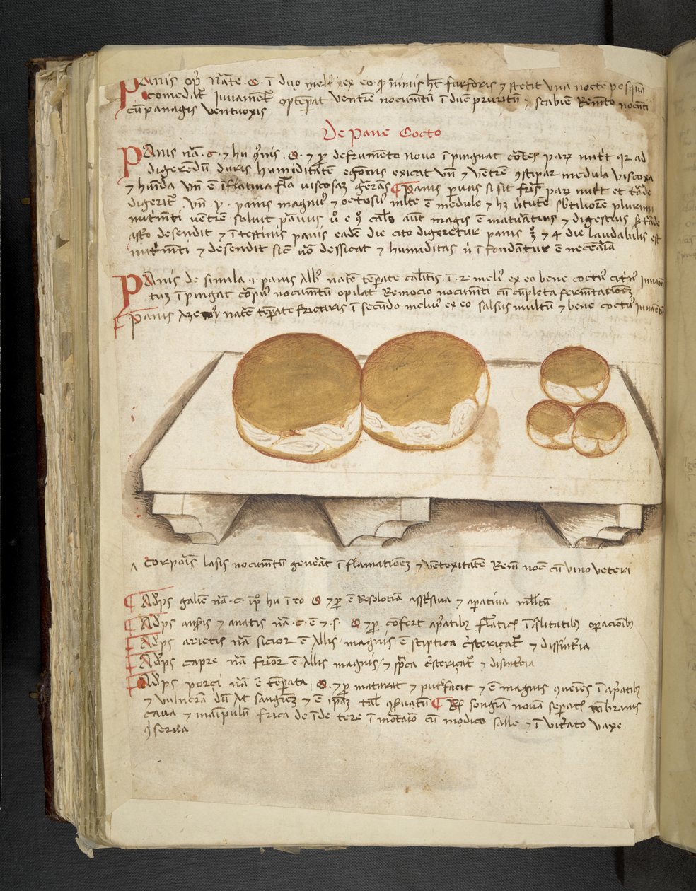 Tilføj MS 41623 f.124v De Pane, fra 