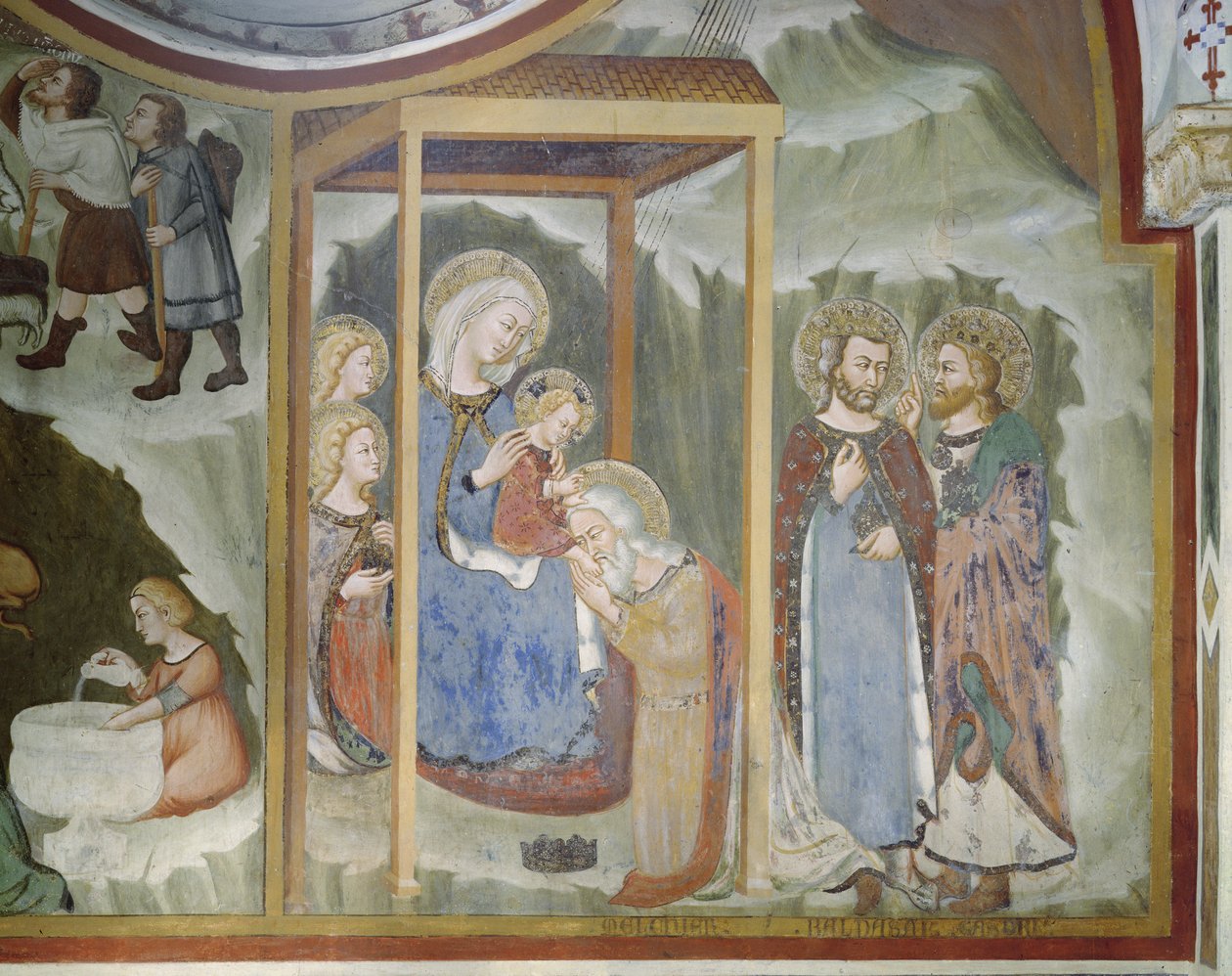 Tilbedelse af Magi, Vor Frue Kapel af Italian School