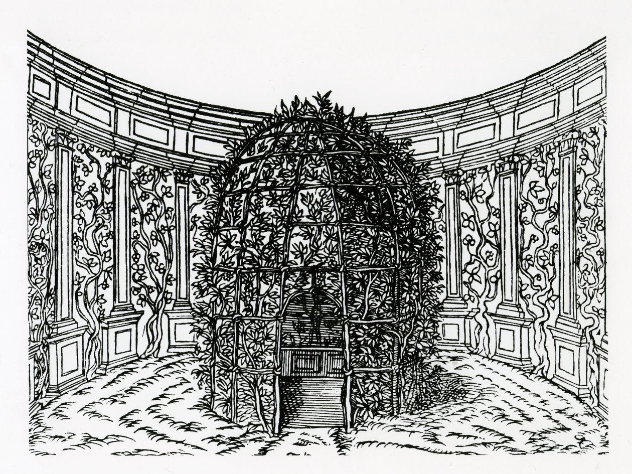 En løv, fra Hypnerotomachia Poliphili, tilskrevet Francesco Colonna (ca.1432-1527), udgivet 1499 af Italian School