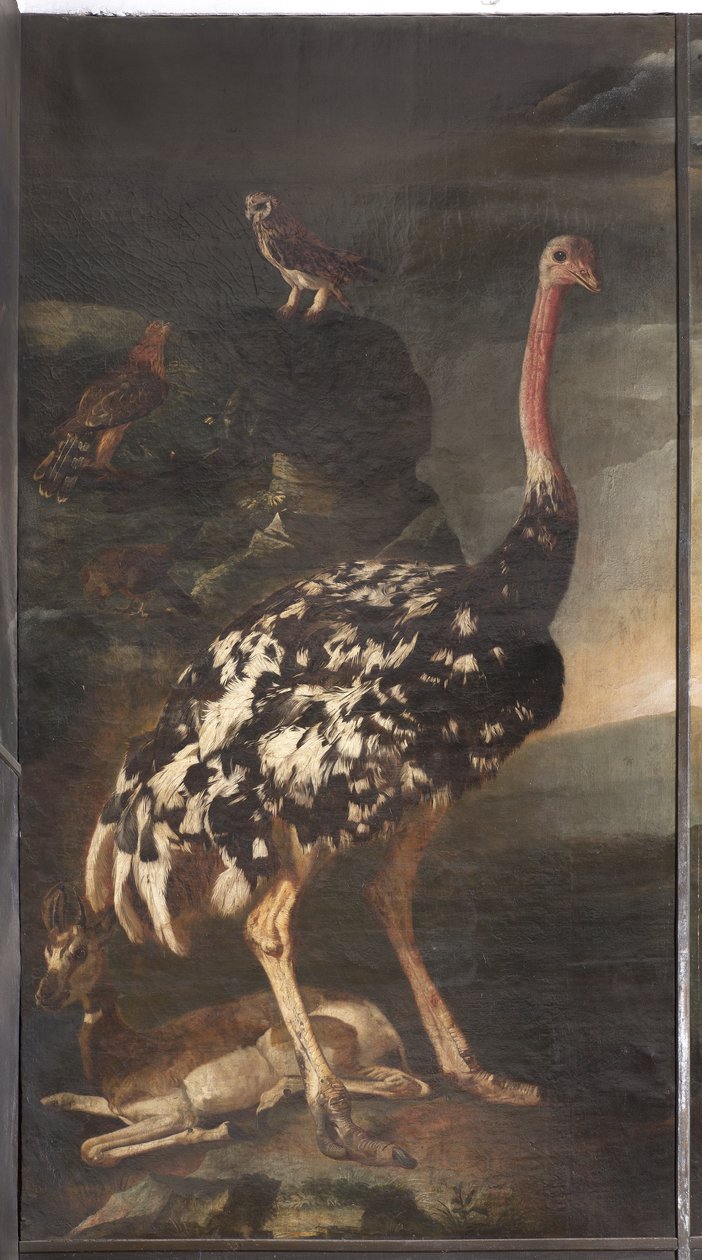 Dyr, Myte om Orfeus, detaljer af Italian School