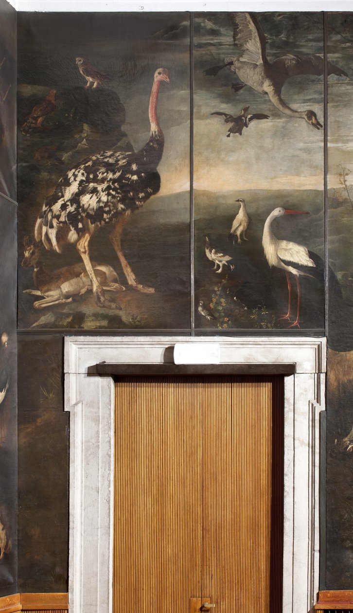 Dyr, Myte om Orfeus, detaljer af Italian School