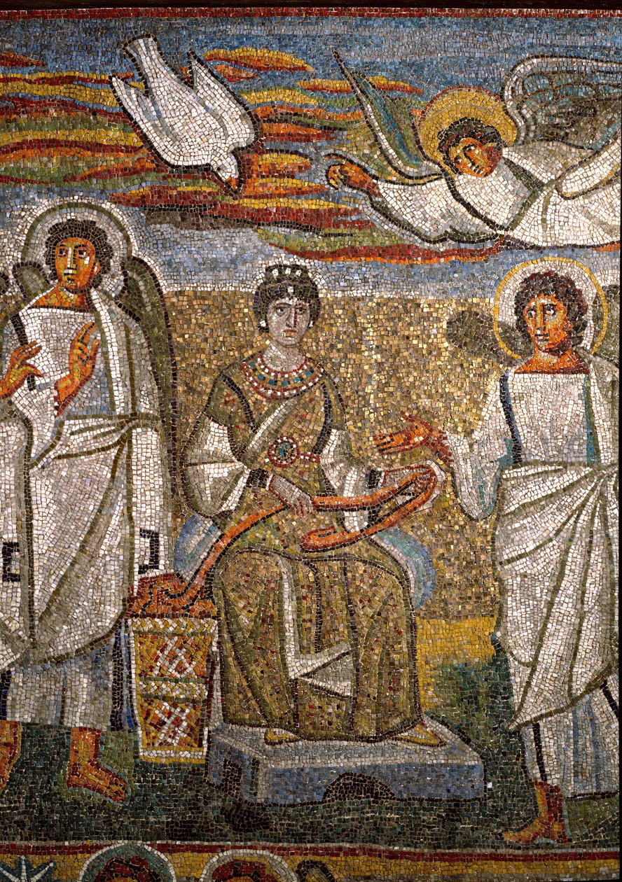 Bebudelse (mosaik) af Italian School