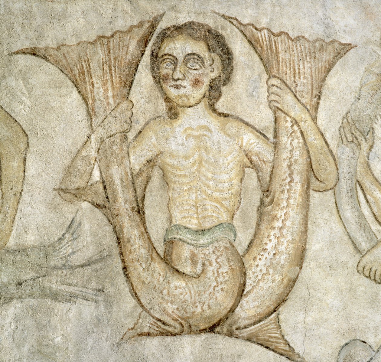Antropomorf figur (fresko) af Italian School