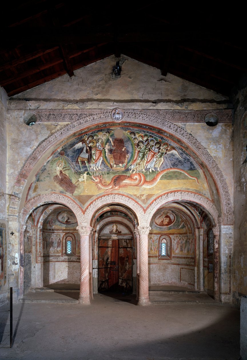 Apokalypse - fresco af Italian School