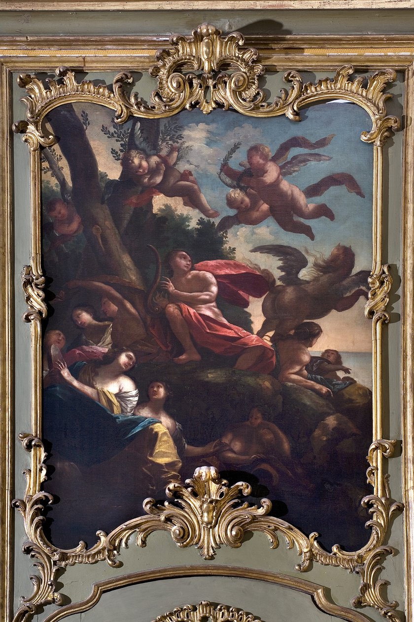Apollo, Pegasus og muserne af Italian School