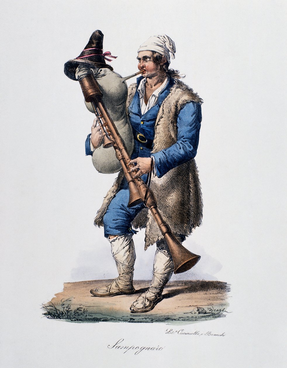 Sækkepiper, Italien af Italian School