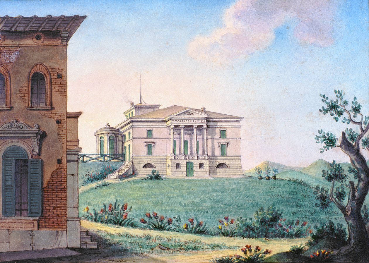 Belpoggio, Villa Baciocchi, Bologna af Italian School