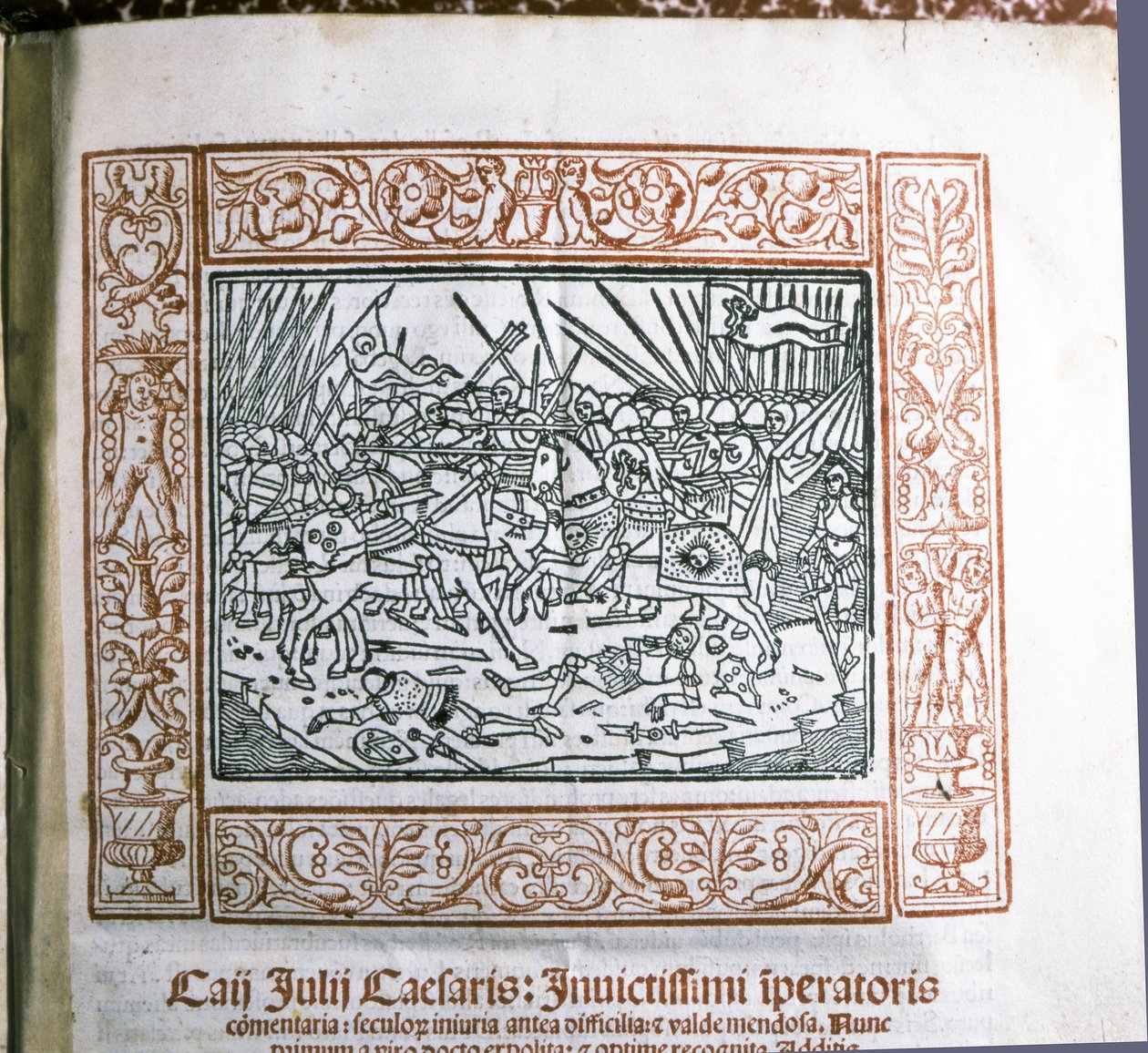 CAESAR Gaius Iulius: Illustration fra Caesars "Commentarii de Bello Gallico", ca. 15..., ca. 1511 (miniature) af Italian School