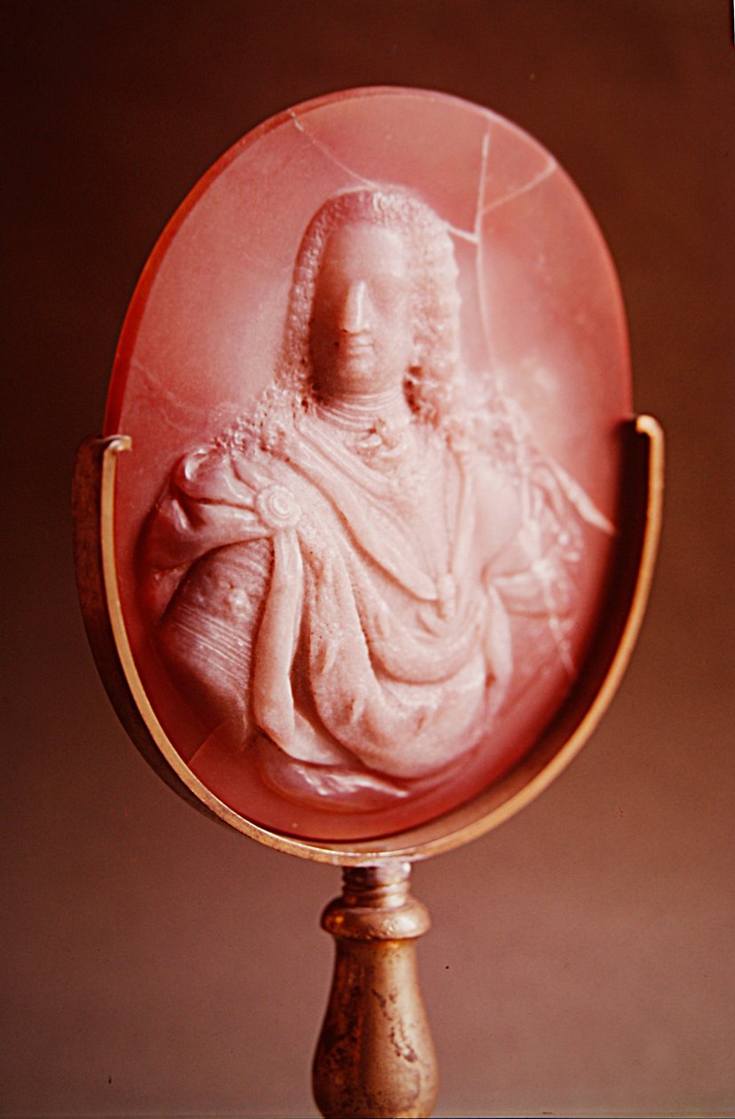 Cameo af Francois af Lorraine, ca. 1740 (agat) af Italian School