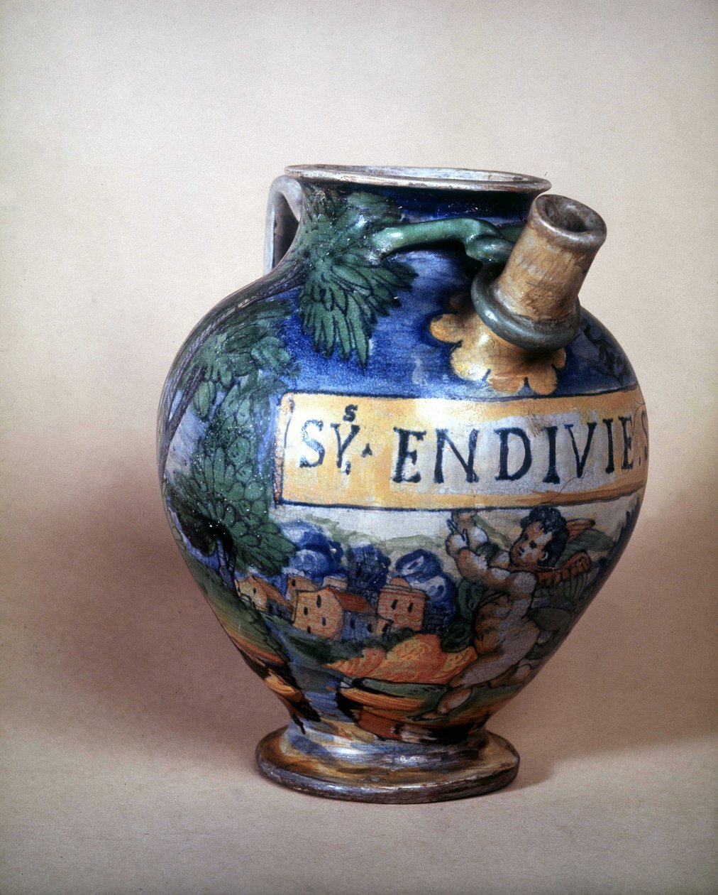 Keramisk kande af Urbin. 16. århundrede.Museo del Castello. Milano af Italian School