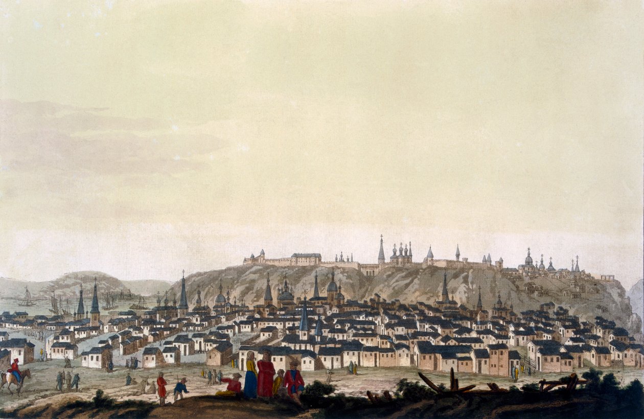 Byen Tobolsk, Rusland, ca. 1820