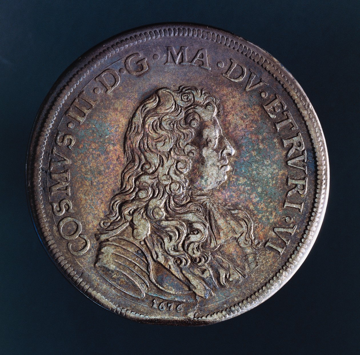Cosimo III de Medici, Storhertugdømmet Toscana, forside af Italian School
