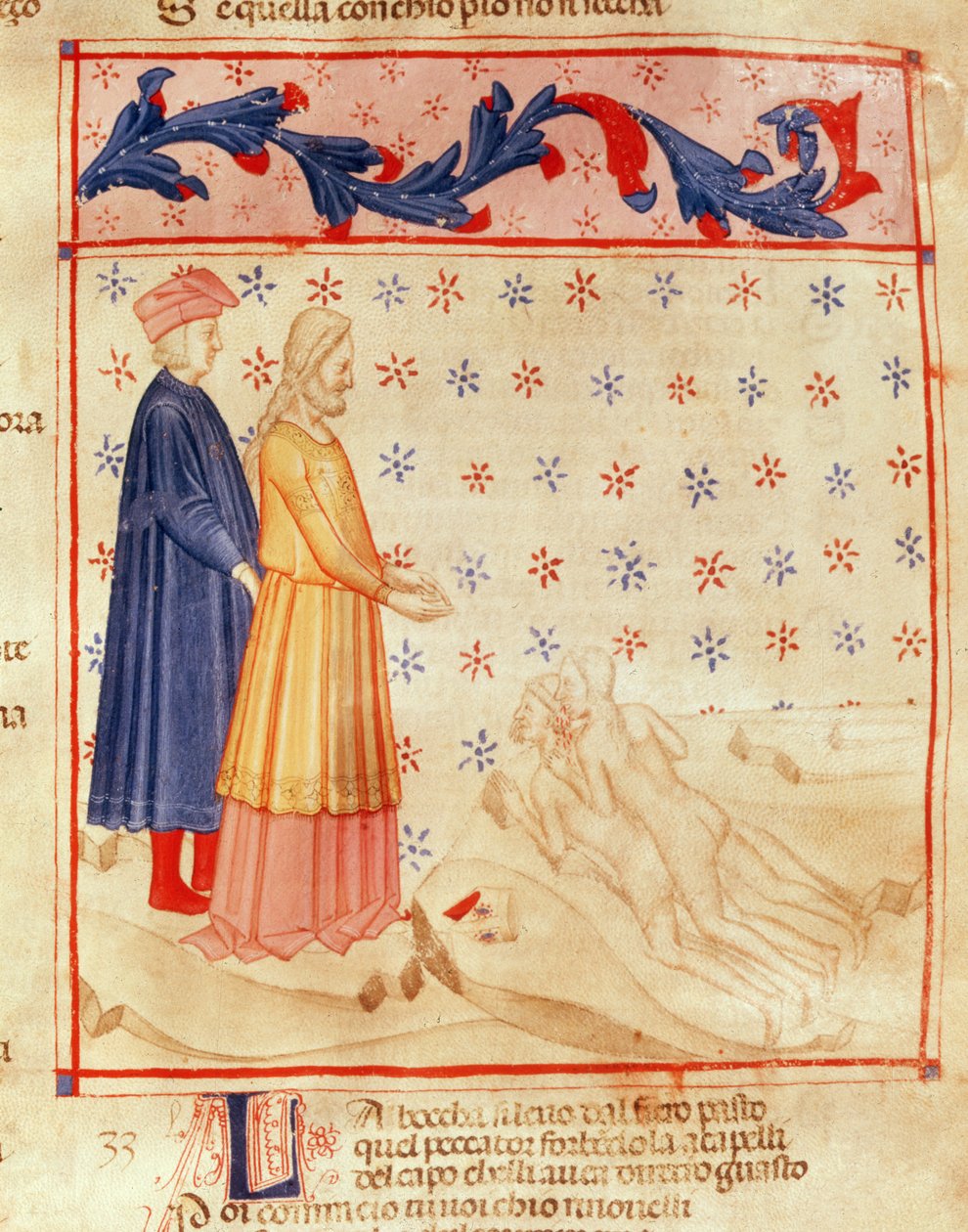 Dante og Vergil (70-19 f.Kr.) opdager grev Ugolino, fra 