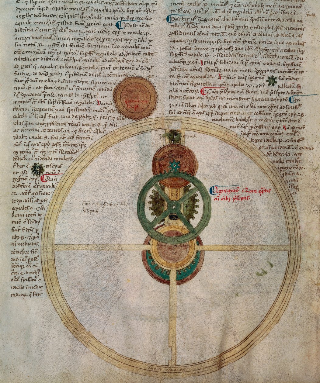 Detalje af astroriet af Giovanni Dall
