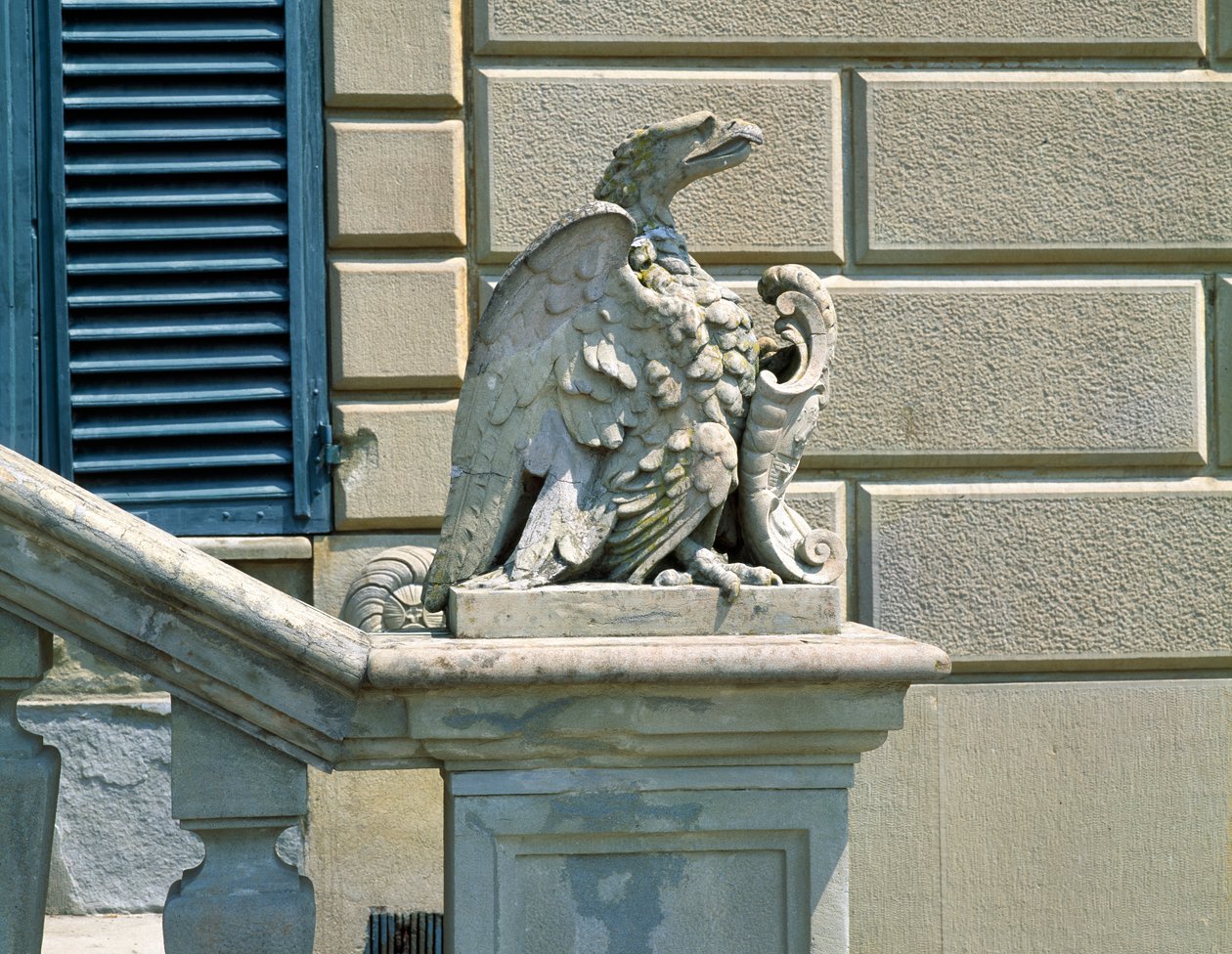 Ørn og våbenskjold, Villa di Celle af Italian School