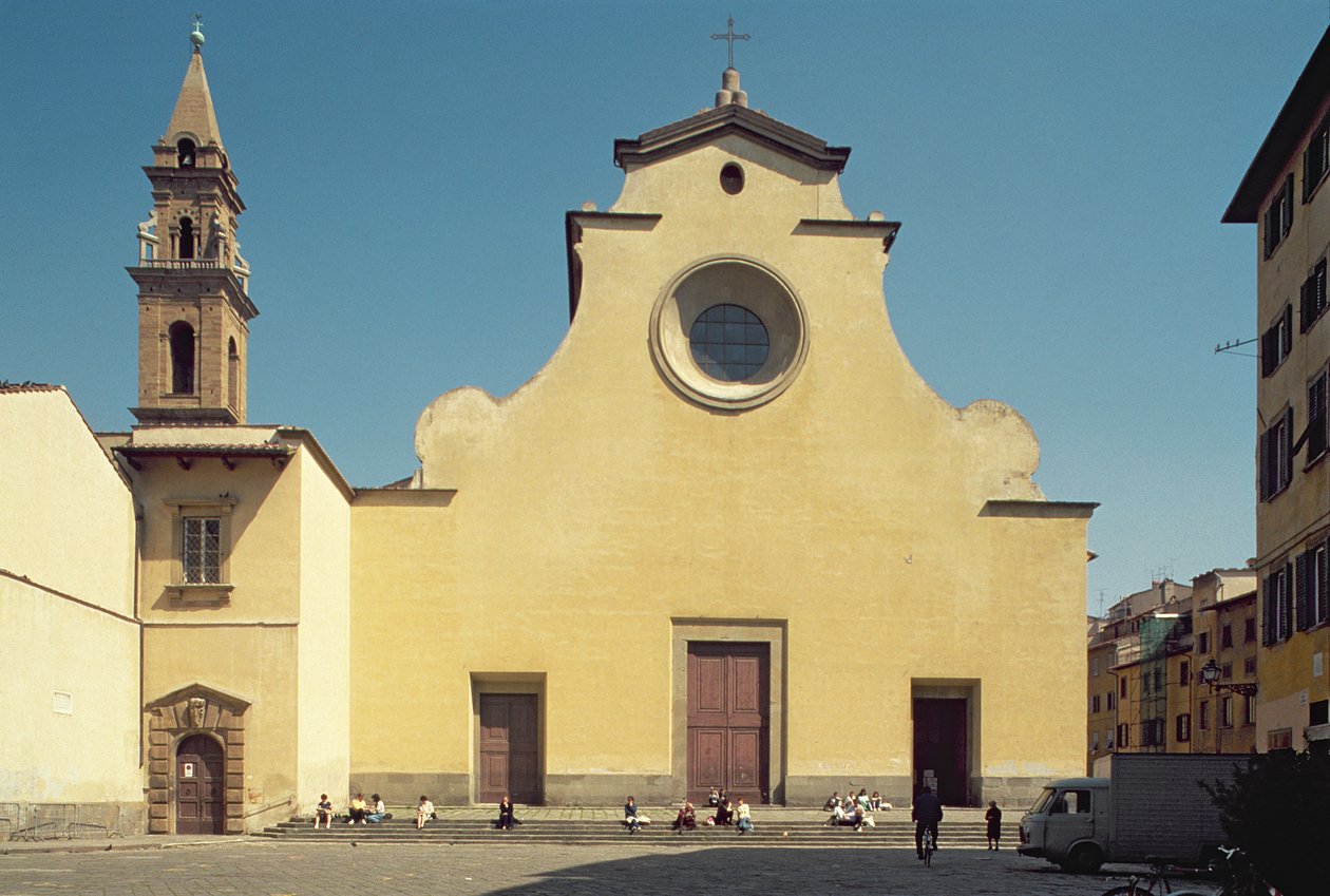 Santo Spiritos facade af Italian School
