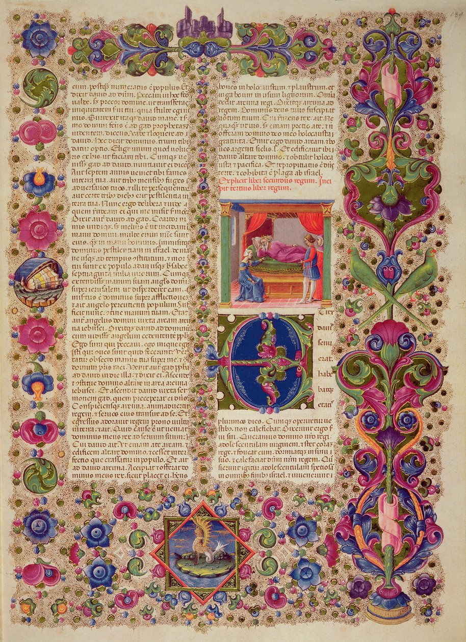 Fol.139r Den tredje Kongebog, fra Borso d