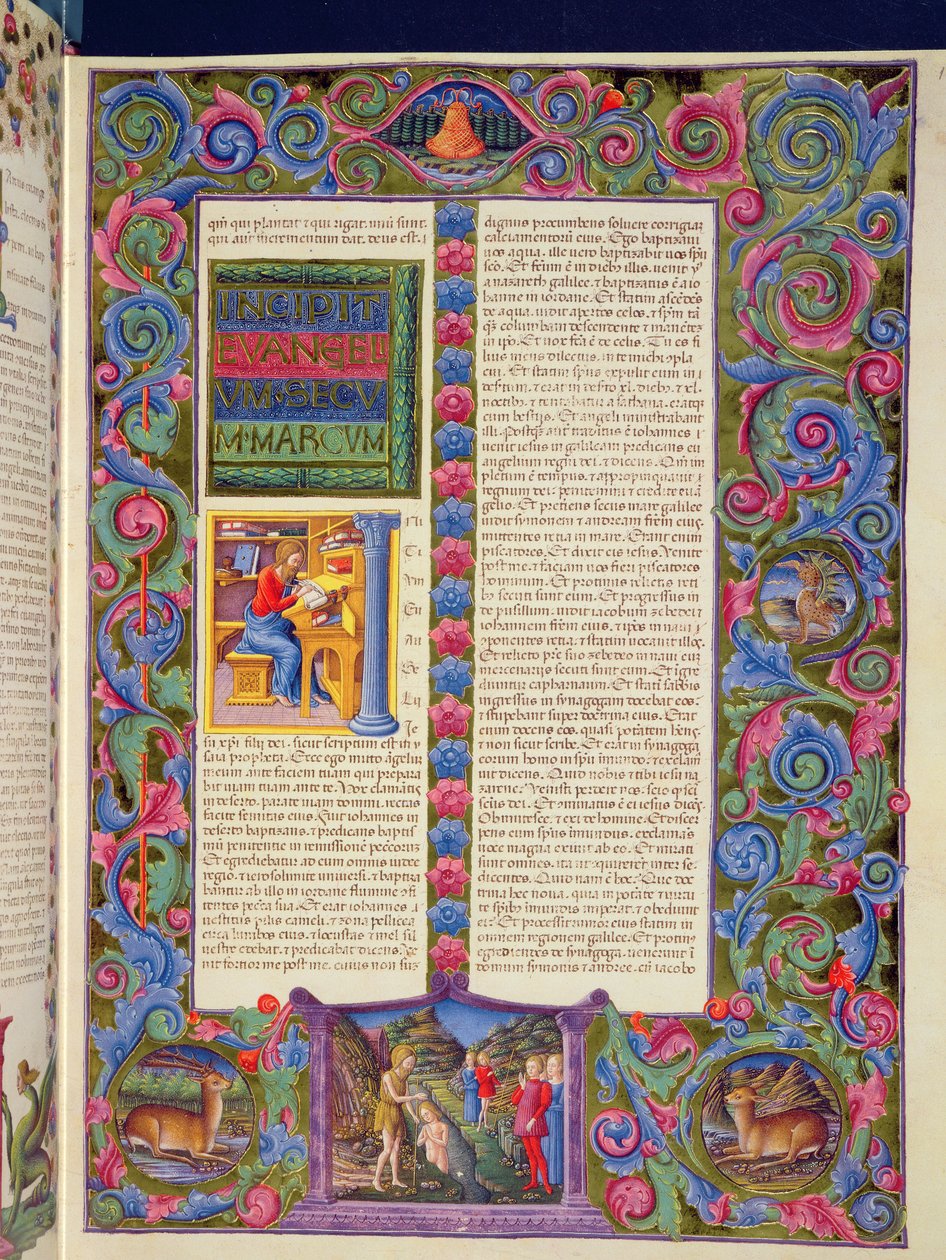 Fol.149r Andet Markusevangelium, fra Borso d